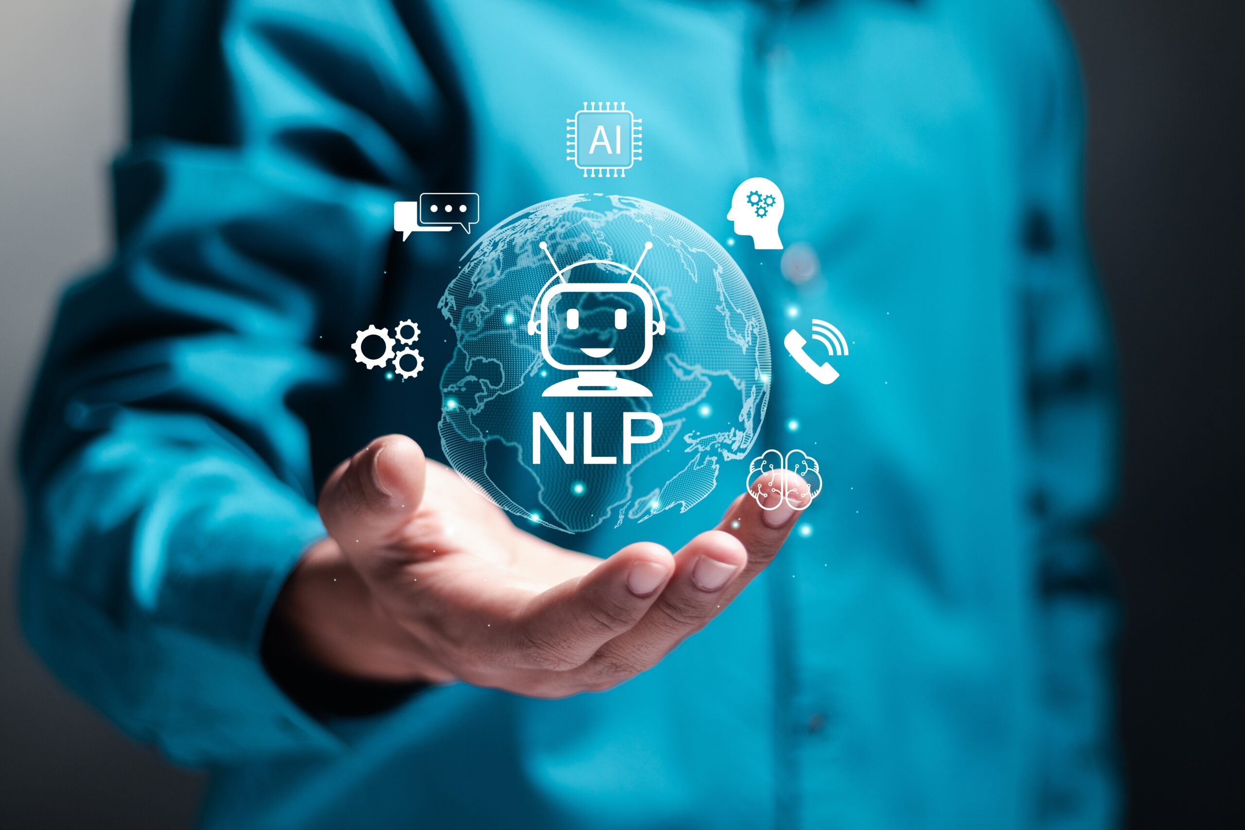 Nlp,Natural,Language,Processing,Cognitive,Computing,Technology,Concept.,Businessman,Holding